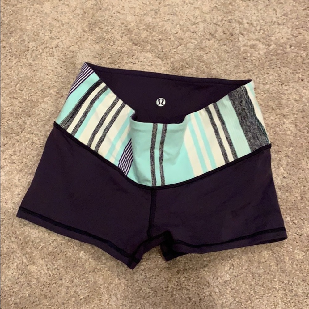 Blue Lululemon Shorts